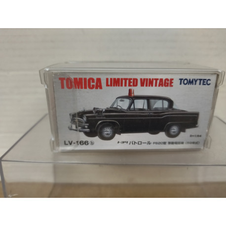TOYOTA PATROL FS20 (CROWN RS/S10) 1955-59 BLACK 1:64 TOMICA LIMITED VINTAGE LV-166b