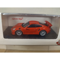 PORSCHE 911 (991) GT3 RS 2016 LAVA ORANGE 1:64 SPARKY Y071