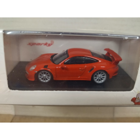 PORSCHE 911 (991) GT3 RS 2016 LAVA ORANGE 1:64 SPARKY Y071