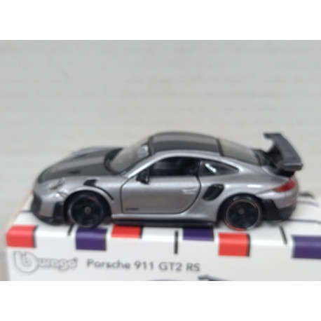 PORSCHE 911 GT2 RS SILVER 1:64 BBURAGO