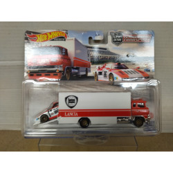 LANCIA STRATOS Gr.5 + SAKURA SPRINTER TEAM TRANSPORT n42 1:64 HOT WHEELS PREMIUM