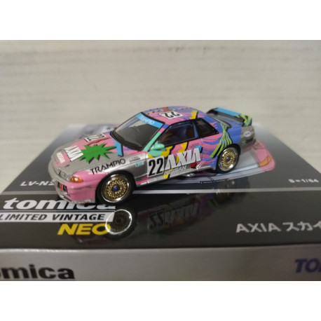 NISSAN SKYLINE GT-R R32 AXIA 1:64 TOMICA LIMITED VINTAGE NEO LV-N234