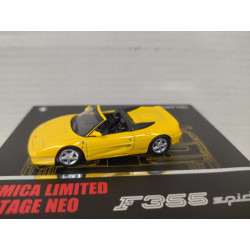 FERRARI DF355 SPIDER YELLOW 1:64 TOMICA LIMITED VINTAGE NEO
