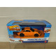 PORSCHE 911 GT3 ORANGE 1:43 HOT WHEELS PULL-BACK