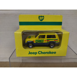 JEEP CHEROKEE PROMOTIONAL BP 1:58/apx 1:64 MATCHBOX NEW IN BOX