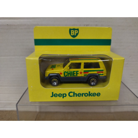 JEEP CHEROKEE PROMOTIONAL BP 1:58/apx 1:64 MATCHBOX NEW IN BOX