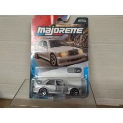 MERCEDES-BENZ W201 190 E 2.5-16V EVO II SILVER VINTAGE /apx 1:64 MAJORETTE