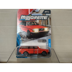 VOLVO 240 GL ESTATE RED/ORANGE VINTAGE /apx 1:64 MAJORETTE