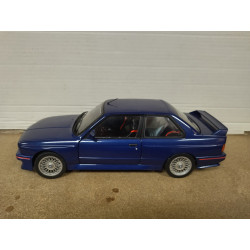 BMW E30 M3 1990 COUPE MAURITIUS BLUE 1:18 SOLIDO NO BOX