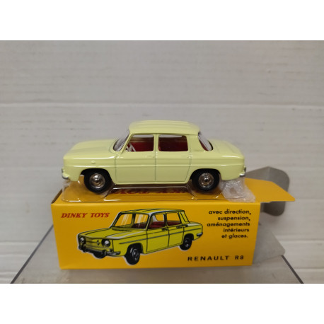 RENAULT 8 YELLOW DINKY TOYS REPLICA ATLAS