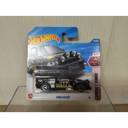 FORD ESCORT RALLY BLACK 4/10 COMPACT KINGS 1:64 HOT WHEELS