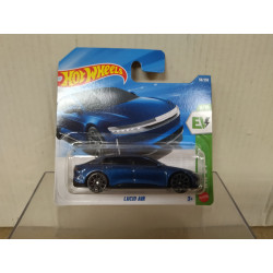 LUCID AIR BLUE 6/10 EV 1:64 HOT WHEELS