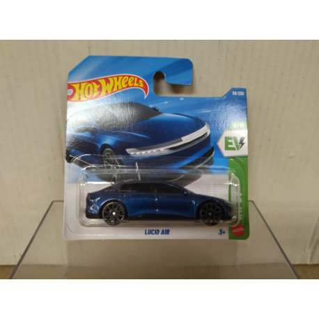 LUCID AIR BLUE 6/10 EV 1:64 HOT WHEELS