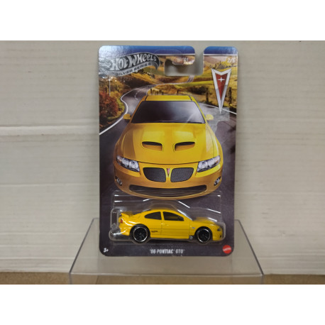 PONTIAC GTO 2006 YELLOW 2/5 1:64 HOT WHEELS SILVER