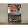 PORSCHE 911 1971 BLUE 4/5 VINTAGE CLUB 1:64 HOT WHEELS SILVER CARTON ROTO