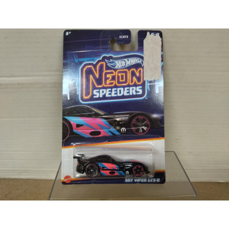 SRT VIPER GTS-R 6/8 NEON SPEEDERS 1:64 HOT WHEELS CARTON ROTO