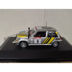 RENAULT 5 GT TURBO 1989 RALLY COTE D´IVORIE OREILLE 1:43 ALTAYA IXO BOX NO ORIGINAL