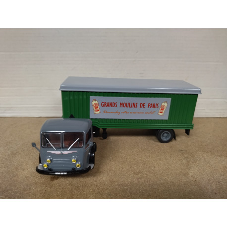 RENAULT FAINEANT R4182 MOULINS DE PARIS TRUCK + TRAILER 1:43 ALTAYA IXO