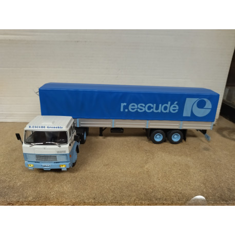 HANOMAG-HENSCHEL F221 ESCUDE TRUCK + TRAILER 1:43 ALTAYA IXO