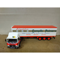 PEGASO 1231T 1983 CAMPILLO PALMERA TRUCK + TRAILER 1:43 ALTAYA IXO