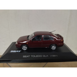 SEAT TOLEDO 1991 GLX DARK RED 1:43 ALTAYA IXO