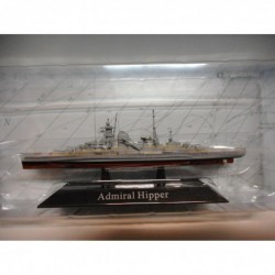 CRUCERO PESADO WARSHIP SMS ADMIRAL HIPPER 1939-45 1:1250 ATLAS De AGOSTINI n16