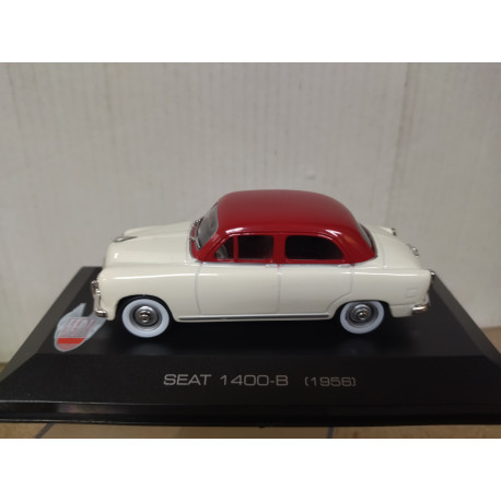 SEAT 1400 B 1956 BLANCO/ROJO 1:43 ALTAYA IXO