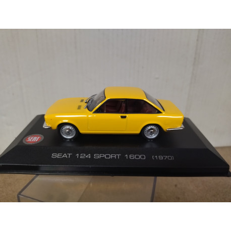SEAT 124 SPORT 1600 1970 AMARILLO 1:43 ALTAYA IXO