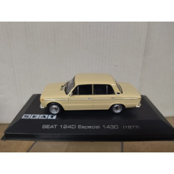 SEAT 124 D ESPECIAL 1430 1977 BEIGE 1:43 ALTAYA IXO