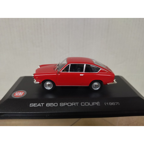 SEAT 850 SPORT COUPE 1967 ROJO 1:43 ALTAYA IXO