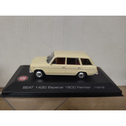SEAT 1430 ESPECIAL 1600 FAMILIAR 1973 BEIGE 1:43 ALTAYA IXO