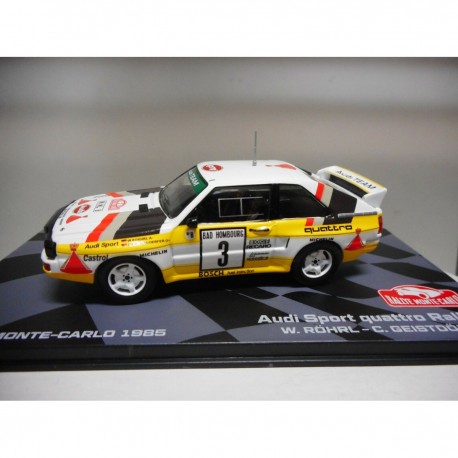 AUDI SPORT QUATTRO RALLY MONTE CARLO 1985 W.ROHRL DeAGOSTINI IXO 1:43