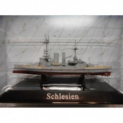 ACORAZADO WARSHIP SCHLESIEN 1908-45 1:1250 ATLAS De AGOSTINI n25