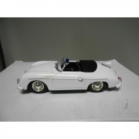 PORSCHE 356 CABRIO AUTOBAHN POLIZEI STTUTGART CORGI VANGUARDS 1:43