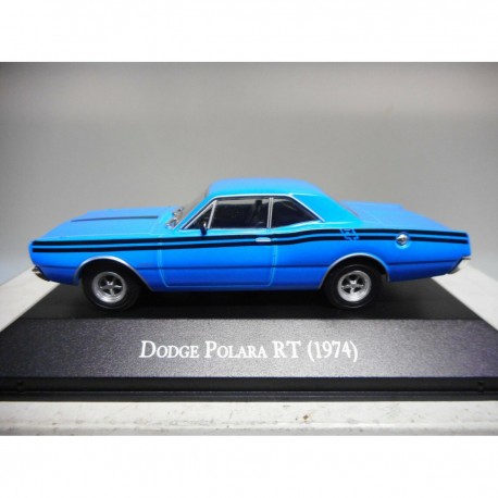 DODGE POLARA 1974 RT BLUE ARGENTINA 1:43 SALVAT IXO HARD BOX