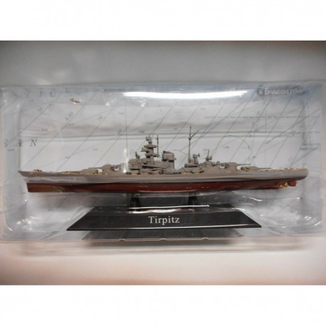 ACORAZADO WARSHIP TIRPITZ 1939-44 1:1250 ATLAS De AGOSTINI n12