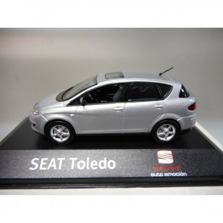 SEAT TOLEDO 3 2004-2009 AUTOEMOCION LUNA GREY DEALER SEAT 1/43