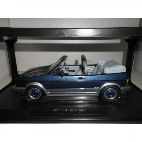 VOLKSWAGEN GOLF 1 CABRIOLET BEL AIR 1992 BLUE MET NOREV 1:18