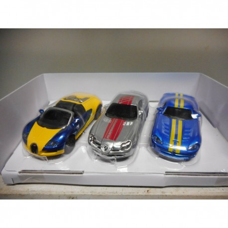 BUGATTI DODGE MERCEDES-BENZ SPORTWAGEN SET 6323 SIKU 1:55