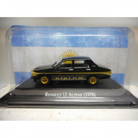 RENAULT 12 ALPINE 1978 CLASICOS ARGENTINA SALVAT 1:43