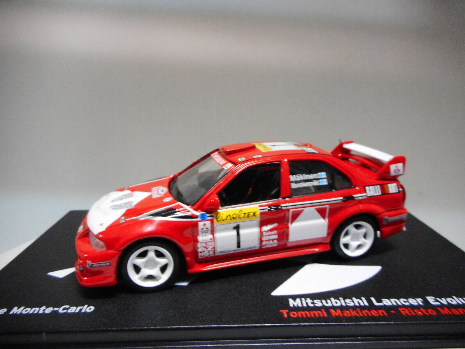VI #1 Monte Carlo 1999 RLY7 voiture 1/43 IXO Altaya Rallye MITSUBISHI LANCER E VI #1 Monte Carlo 1999 RLY7 voiture 1/43 IXO Altaya Rallye MITSUBISHI LANCER E