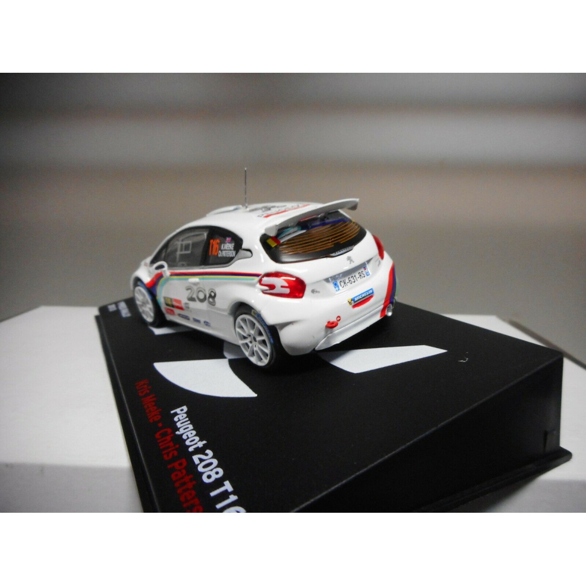 PEUGEOT 208 T16 R5 RALLYE MONTE CARLO 2016 M. VILLA ALTAYA 1:43 de