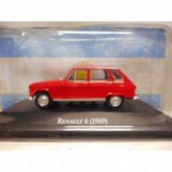 RENAULT 6 1969 ROJO/ROUGE ARGENTINA 1:43 SALVAT IXO