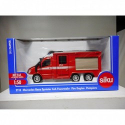 MERCEDES-BENZ SPRINTER 6X6 FIRE/POMPIERS/BOMBEROS 1:50 SIKU 2113