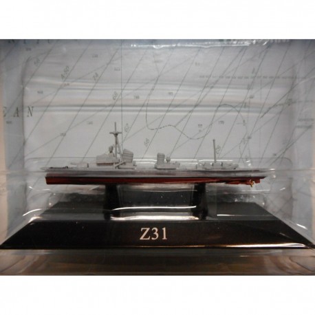 DESTRUCTOR WARSHIP Z-31 / D601 MARCEAU 1:1250 ATLAS De AGOSTINI n64