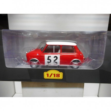 MINI MORRIS COOPER S RALLY MONTE CARLO 1965 n52 T.MAKINEN ALTAYA IXO 1:18