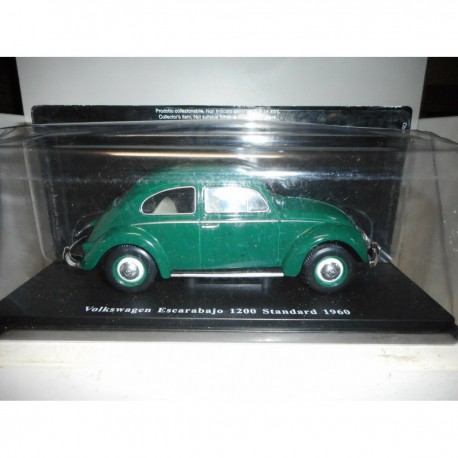 VOLKSWAGEN 1200 BEETLE/KAFER/COX/ESCARABAJO 1960 AUTO VINTAGE 1:24 SALVAT IXO