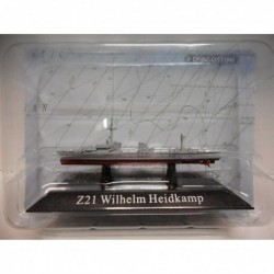DESTRUCTOR WARSHIP Z-21 WILHELM HEIDKAMP 1939-40 1:1250 ATLAS De AGOSTINI n45