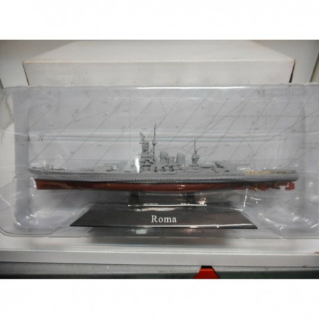 ACORAZADO WARSHIP REGIA MARINA ROMA 1940-43 1:1250 ATLAS De AGOSTINI n66