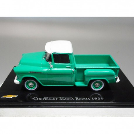 CHEVROLET 3100 1956 MARTA ROCHA GREEN/WHITE CHV 03 BRASIL 1:43 SALVAT IXO